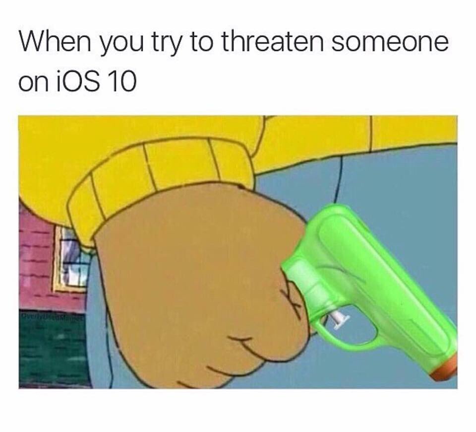 JAGSGIRL904's tweet image. #IOS10problems