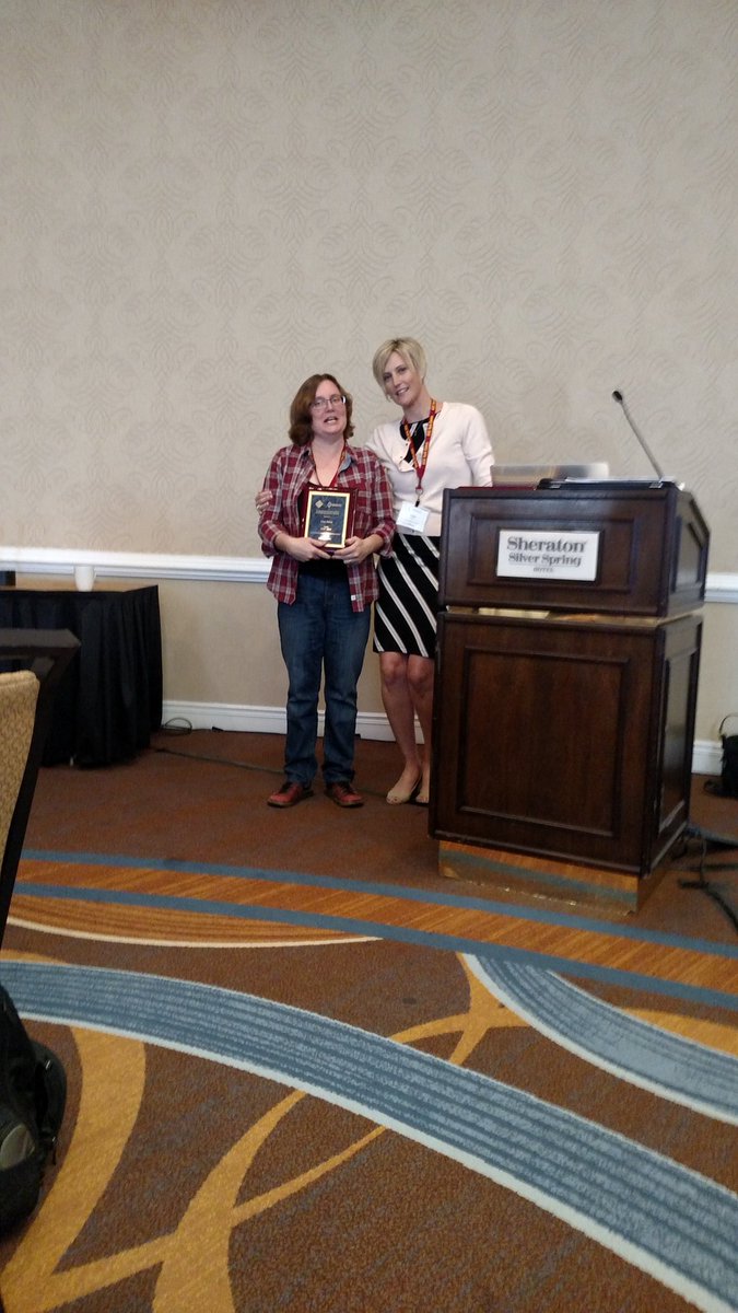 kristen4moore's tweet image. @LizaPotts face right before @cnlauer snuggled her. #sigdoc16