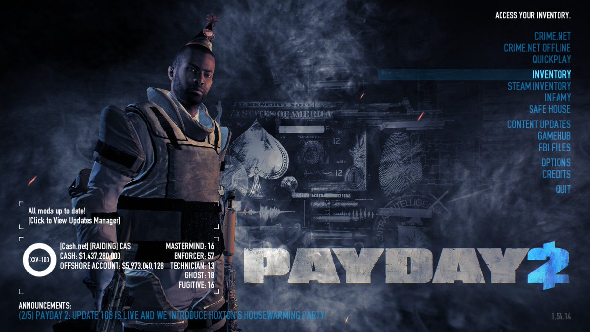 CasualCulture's tweet photo. Let's have a party. Get your dancing shoes on #TeamChains is going to boogy. #partyhat #Hoxtonshousewarmingparty @DamionPoitier @PAYDAYGame https://t.co/QSLkQMemaE