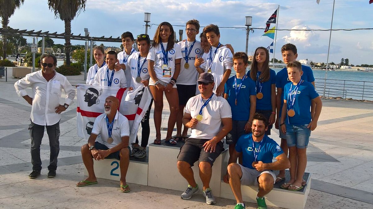 FVMalcesine's tweet photo. Ecco i nostri velisti di Bronzo al #TrofeoCONI @kinderpiusport! ๐๐
โต๏ธ๐ฎ๐น
#Veneto #TeamFVM @azzurrovela https://t.co/m57YcAbgpp