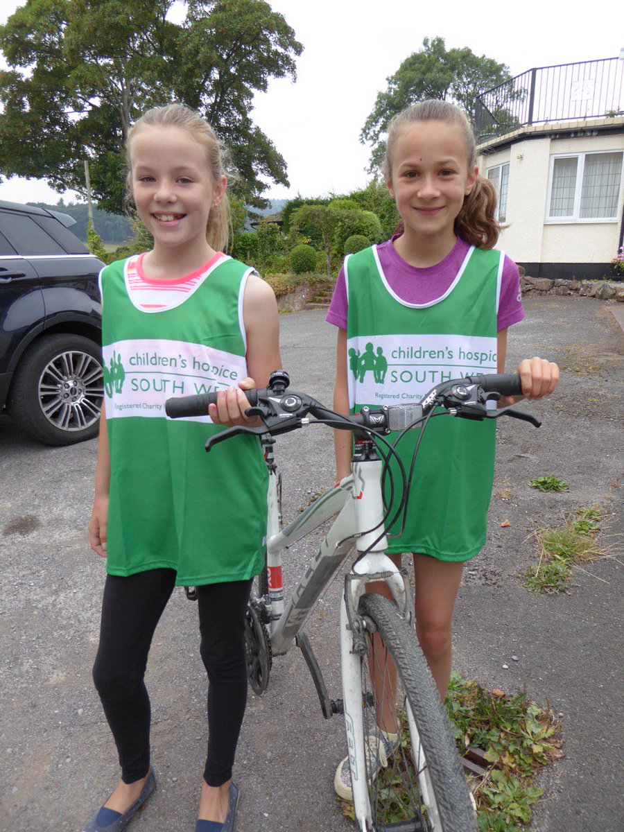 CHSW's tweet photo. Pop  down to Minehead Tesco tomorrow to support Olivia &amp; Ruby as they cycle 50 miles to raise funds for #CHSW25! https://t.co/OwqIudZ2KQ