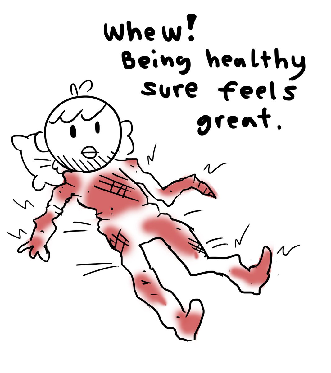 Waking up after my first two days at the gym 