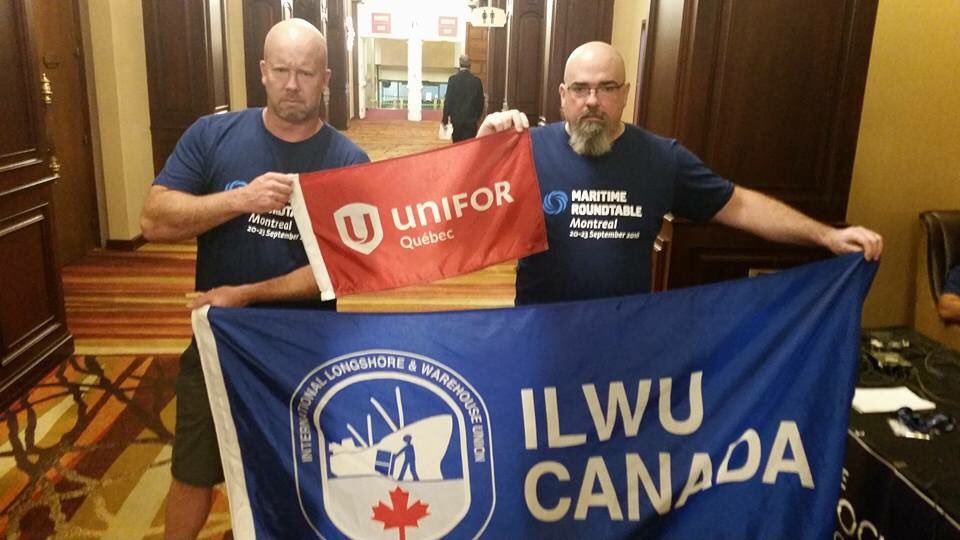risserk's tweet photo. #MRT2016 @Longshorerob94 ILWU Canada has a amazing team and a great leader keep up the fight @ITFCanada They don't like us and we don't care https://t.co/xYpxNh5HIQ