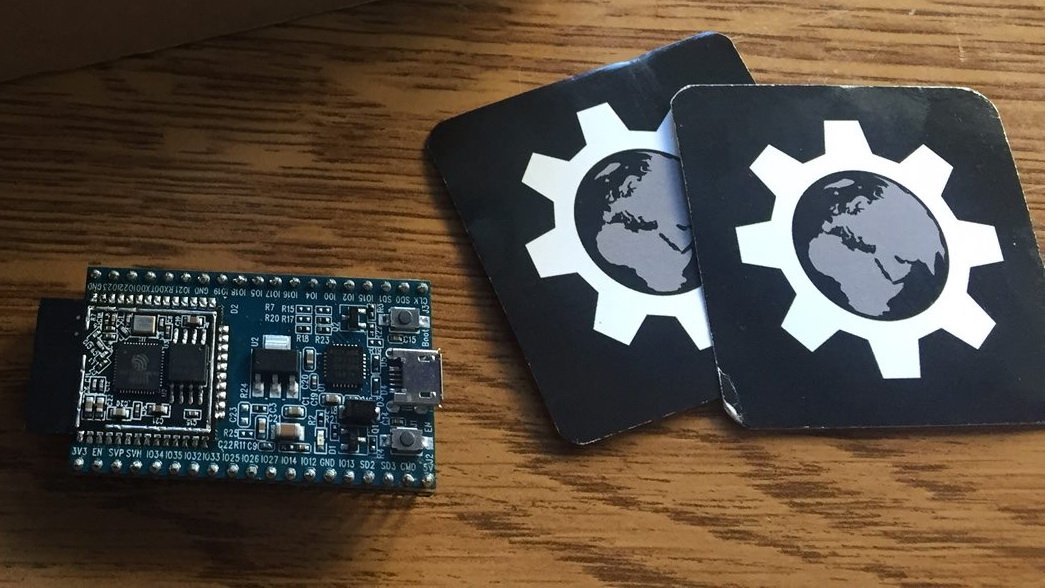 #ESP32 is finally in our <a href="/iotathens/">Athens IoT Meetup</a> hands and on Monday <a href="/codebender_cc/">codebender</a> will show us how to cloud OTA update it. meetup.com/Athens-IoT-Mee…