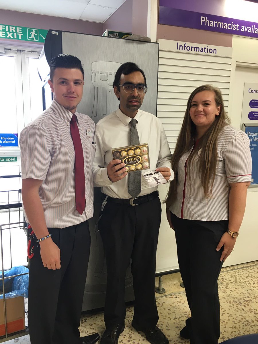 Thank you Moh for keeping our pharmacy running <a href="/tress_steadman/">Tress Steadman</a> @DHadders10 @RCFtescotweet <a href="/TescoLoudwater/">Tesco Loudwater</a>