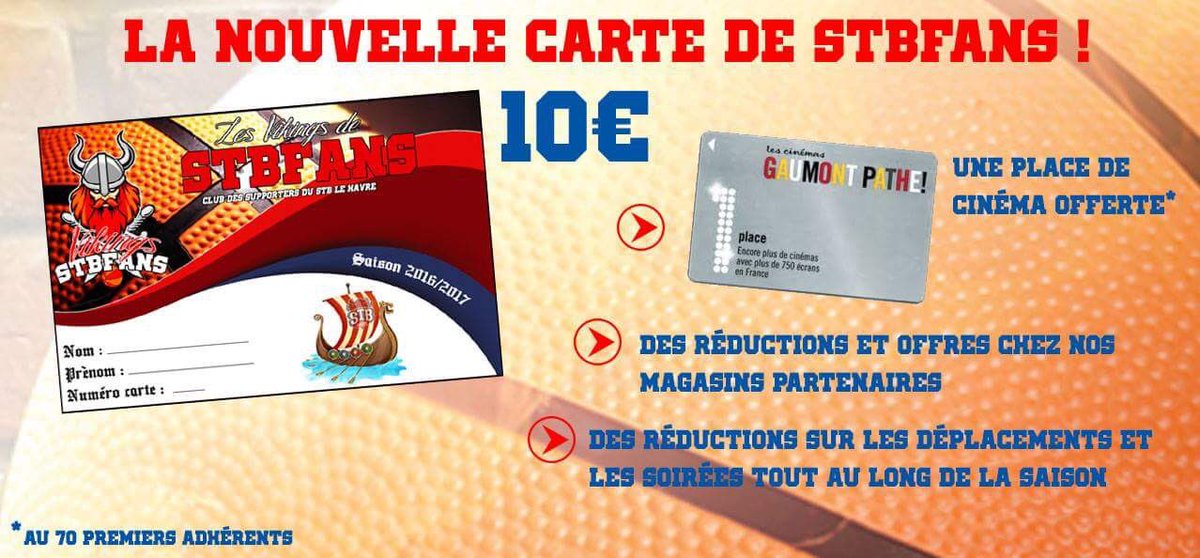 STBFans's tweet photo. A partir de mardi 27!! Adhésion disponible à la boutique des supporters. https://t.co/SQdsmovcUi