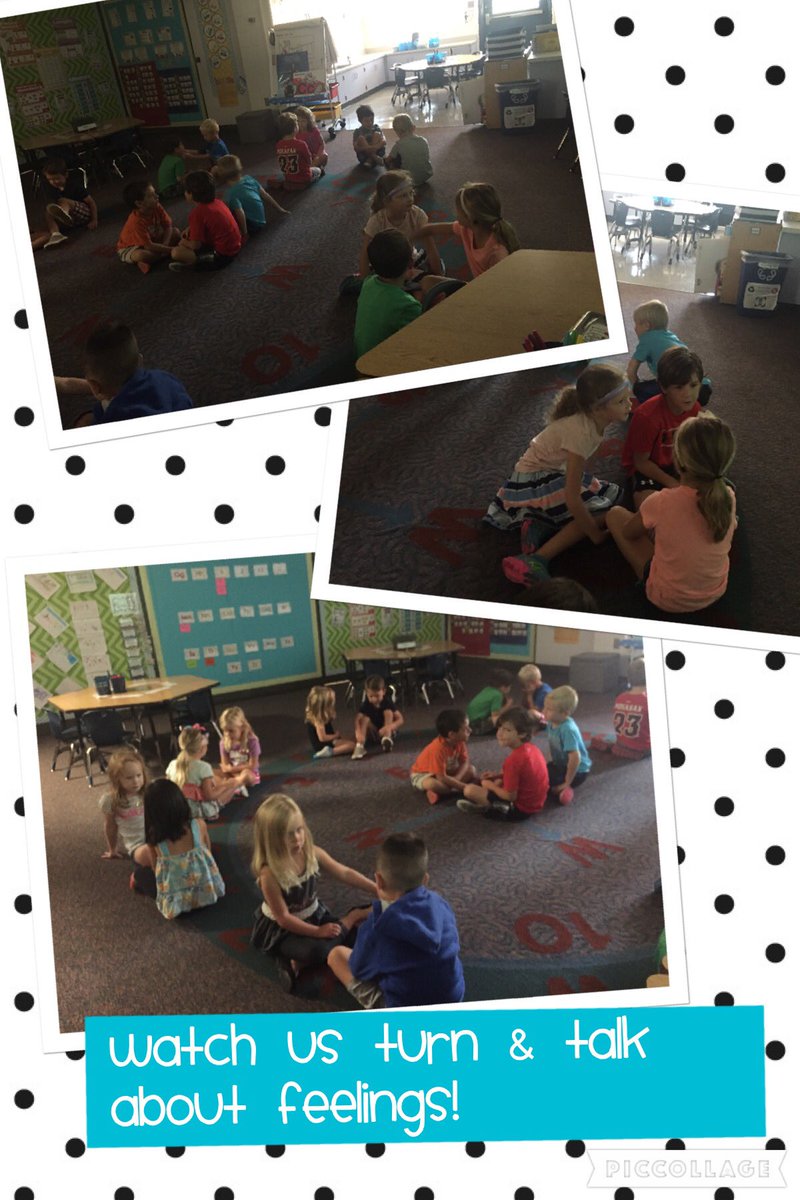 kinderhall's tweet photo. We can turn and talk about different feelings we have felt and what caused those feelings. #reachforreading https://t.co/A9xPCZ622w