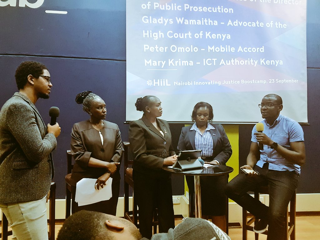 'Not everyone in our society is ready to use tech. We can work on sensitisation to educate them' Advocate Jacinta Nyamosi #justinnovate16
