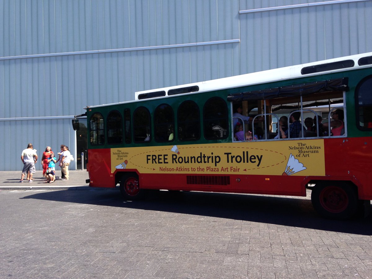 nelson_atkins's tweet photo. Plaza Art Fair begins tonight! We'd love to see you at our booth. Our trolley runs Sat &amp; Sun to/from museum https://t.co/GB3twiXJSU https://t.co/g0W8tjelfs