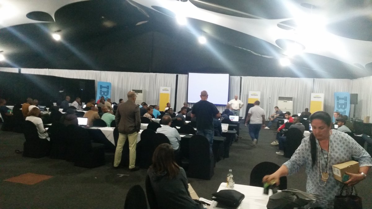 #SAIS2016 #SAISHACK starting! 4 exciting challenges to be solved <a href="/SAISHack/">SAIS Hackathon</a> <a href="/innovsummit/">South African Innovation Summit</a> <a href="/SantamInsurance/">Santam Insurance</a> #Blockchain #hackathon <a href="/SonyaKuhnel/">Sonya Kuhnel</a>