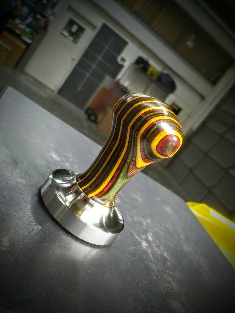 ECM_Espresso's tweet image. Custom tamping by @tamperman #firestorm