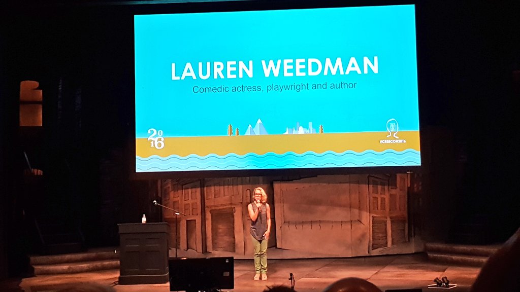 RashelleLeann's tweet photo. Laughing & enjoying a wonderful #BreathOfFreshAir with @laurenweedman. #cre8con2016 #CreativeComedy #BeInspired https://t.co/HSaiaVCtom