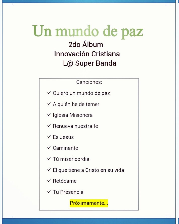 InnovaCristiana's tweet photo. #Comingsoon #Trabajando 🎷🎹 #LaSuperBanda 💪 @innovacioncristiana 🎤 #Bendiciones  #ElTiempoDeDiosEsPerfecto ⏳ https://t.co/qy6YZixMwN