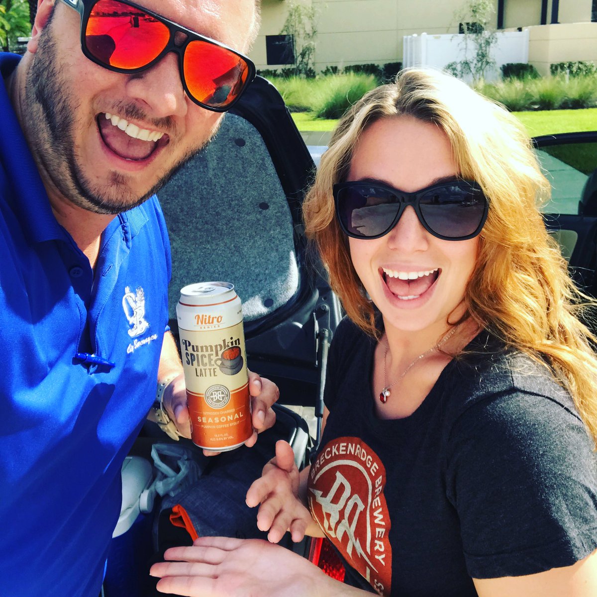 Watch out Orlando, Clark and Ellen adventures! #thegriswolds  #breckbrew #PSL #nitroonthego