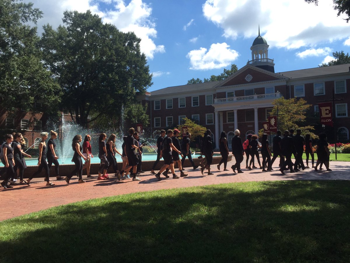 CHFernandez17's tweet photo. It took almost 5 minutes for all of the students, faculty and staff participating in #BlackLivesMatter march to silently pass by Alamance https://t.co/K1R2x6MS5a