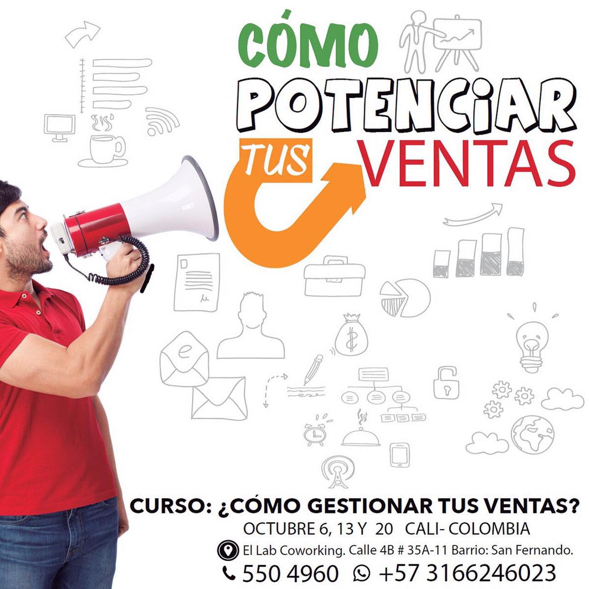Te invito a que conozcas una nueva propuesta para #gestionar tus #ventas. En <a href="/el_labcoworking/">El Lab Coworking</a> mejora tus #competencias para #vender