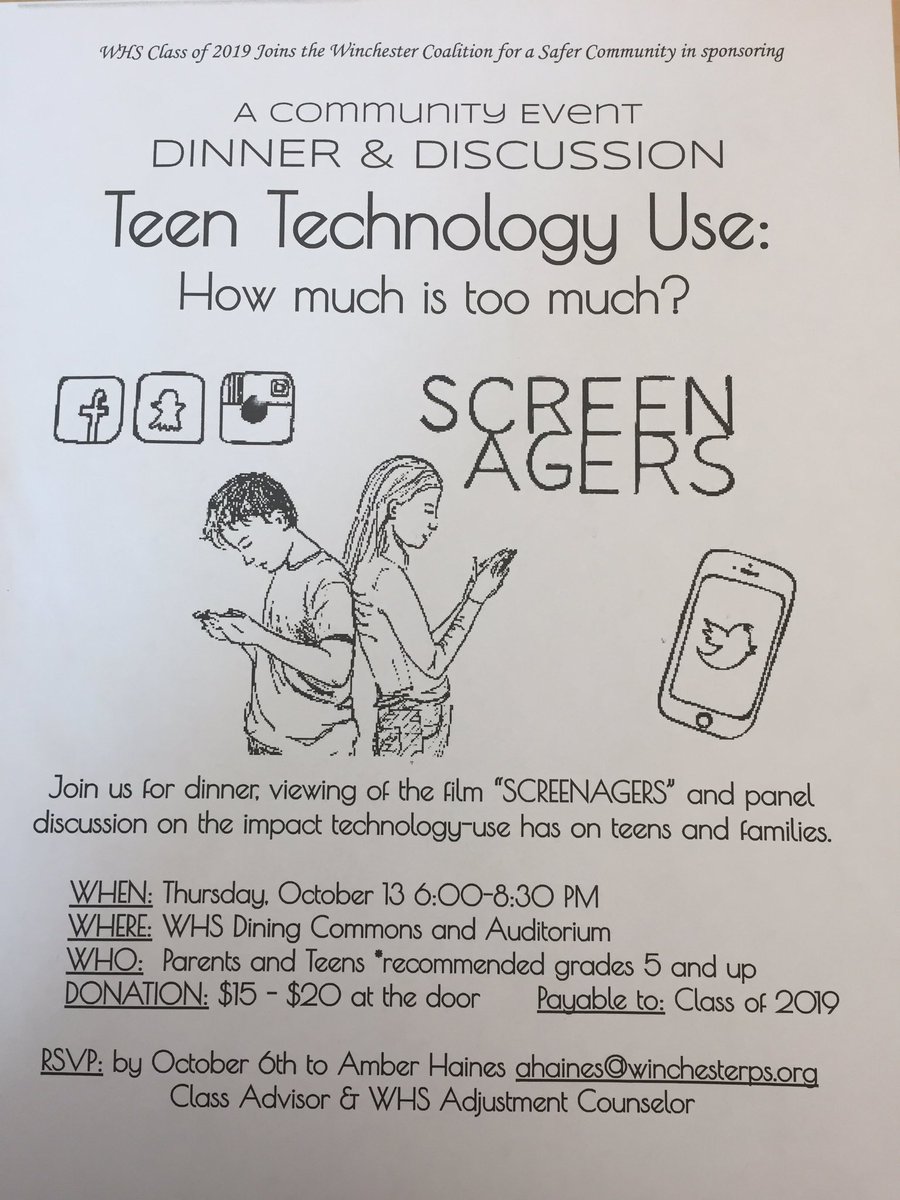 Come join us at WHS for a thought-provoking evening