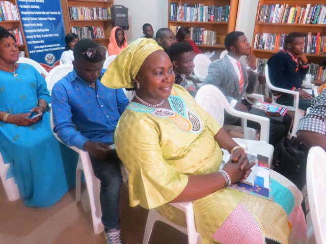 shayoski's tweet photo. Cross section of audience who attended today's 3rd anniversary lecture held earlier today at the American Corner Jos https://t.co/VIwCqjqs6f