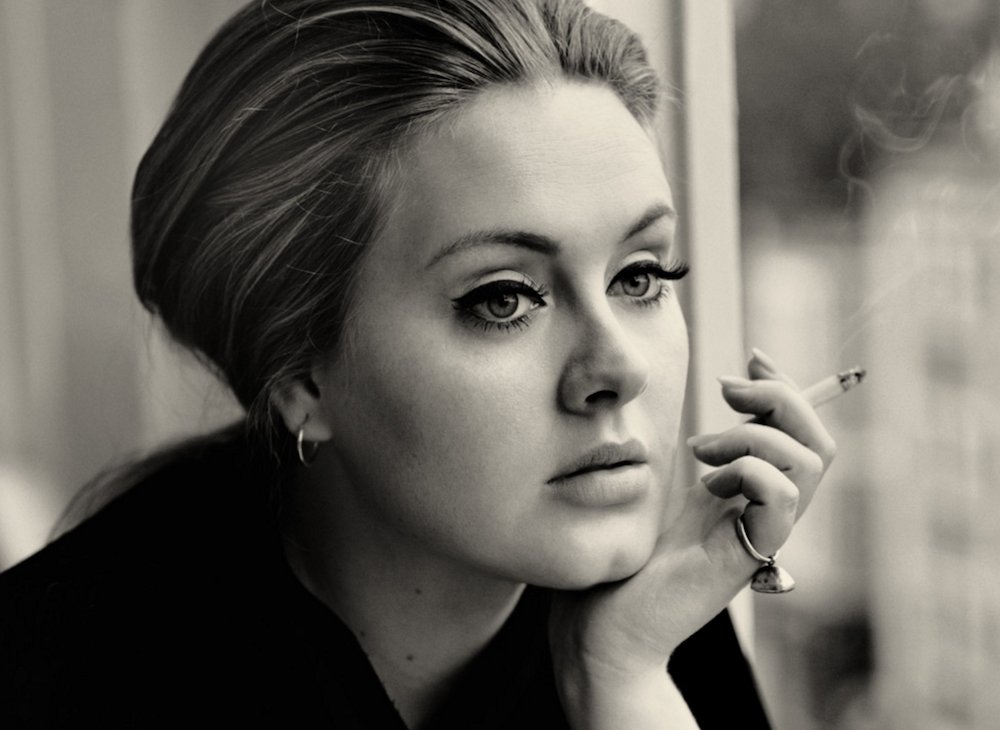 does adele still smoke cigarettes Adele says giving up smoking has actually made her voice weaker:  https://t.co/IMnWkhCwj1
