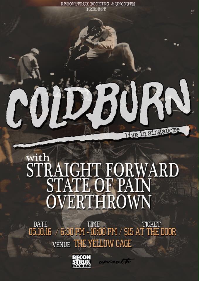 This is a hardcore show. We're having <a href="/coldburnhc/">Wanczyk</a> from Germany with local bands <a href="/StateOfPainHC/">State Of Pain</a> <a href="/sfsghc/">Straight Forward</a> &amp; <a href="/overthrownhc/">OVERTHROWN</a>.