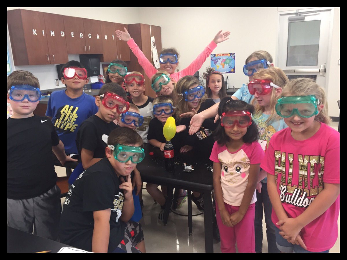 JHoweth's tweet image. Working on scientific process blowing up a 🎈 with pop rocks and soda!! #PES_Pride