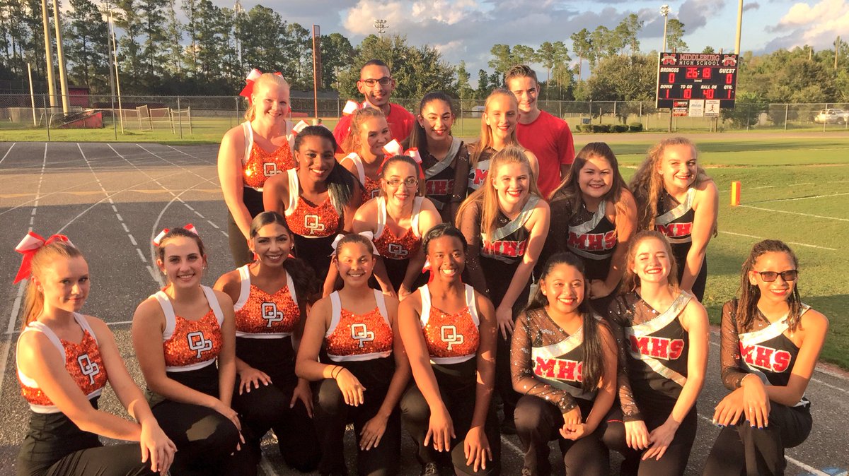 OP_Raiderettes's tweet photo. Excited to be visiting Middleburg High School tonight! The Raiderettes ❤️ The Pony Express! #danceteamlove https://t.co/X0BdRPjInx