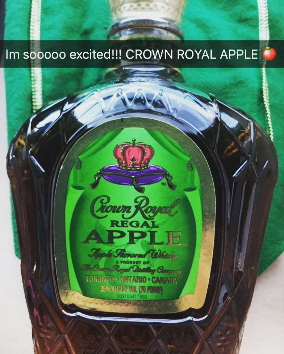 AwwJamIt's tweet photo. I'm soooooo excited!!!!!! #crownroyal #crownroyalapple https://t.co/cpCwzjWvsQ