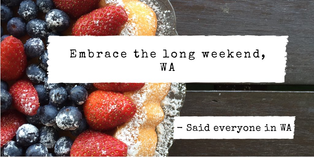 perthtribe's tweet image. Good morning and have a great long weekend, #Perthwa