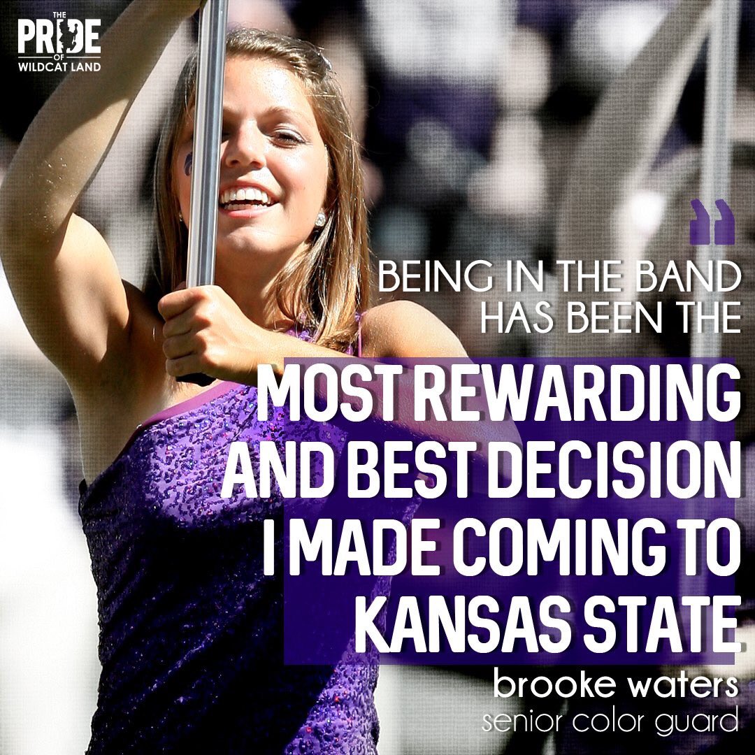 KSUColorGuard's tweet photo. @DrKellyWelch look at @WatersBrooke 's arms! #BodyByBand https://t.co/LA1zjMrTN8