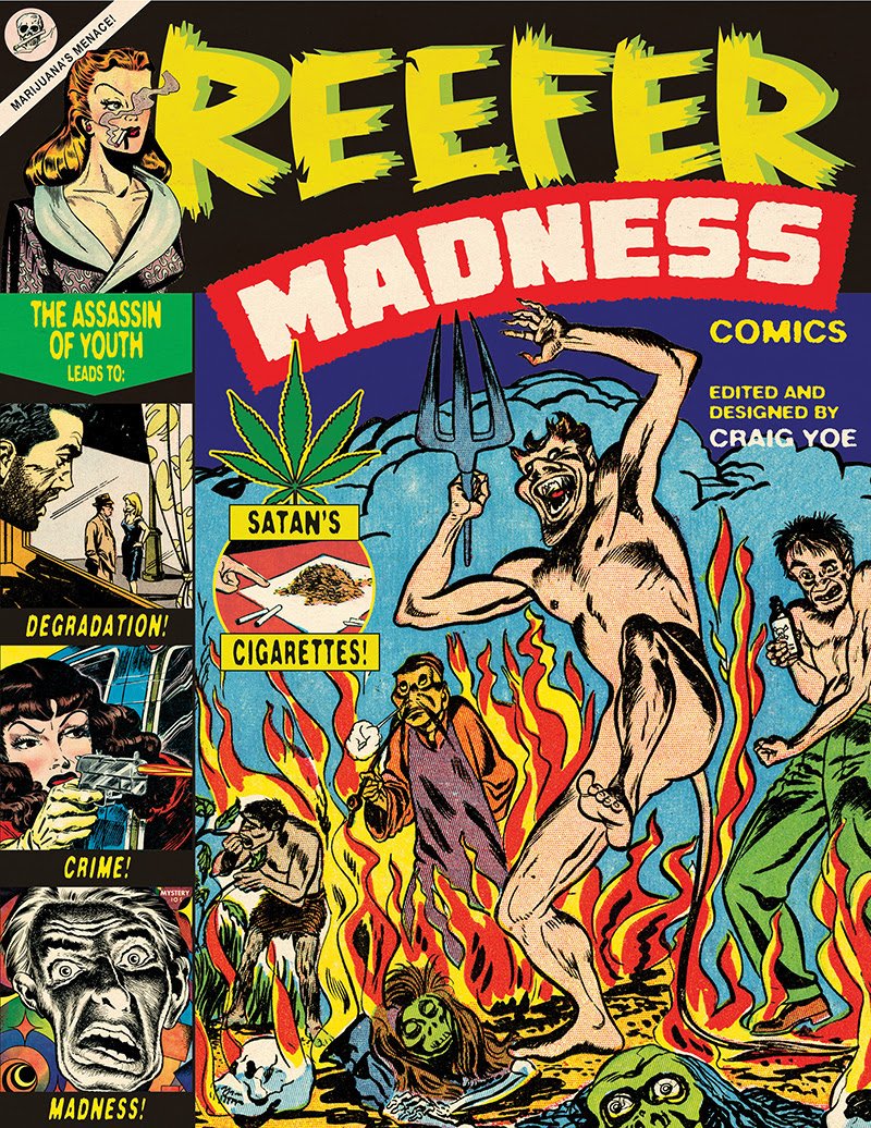 DarkHorseComics's tweet image. "Reefer Madness" Burns Through Dark Horse This March! bit.ly/2crZwA0
