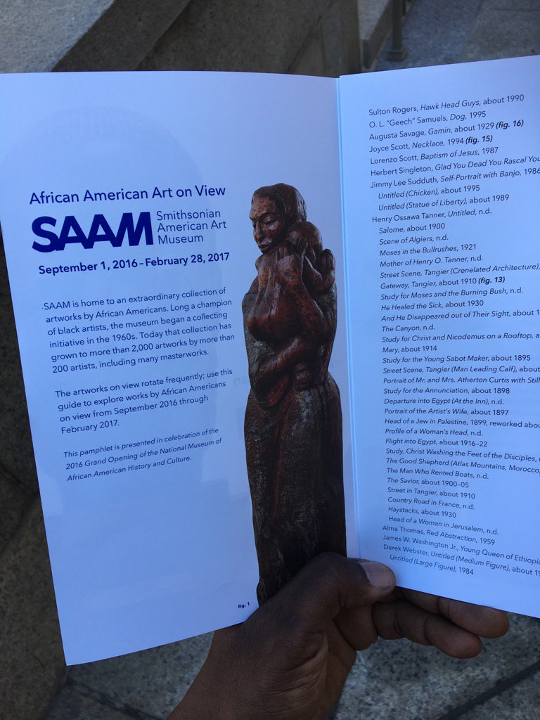 Swing through <a href="/americanart/">americanart</a> Museum to see African American art they're highlighting in celebration of <a href="/NMAAHC/">Smithsonian’s NMAAHC</a> #atSAAM