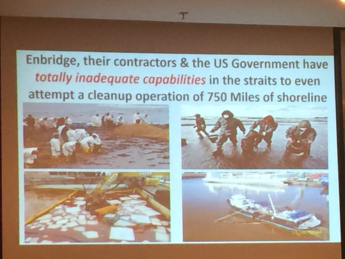 GreatLakesNow's tweet photo. #Line5 panel "we don't have the necessary equipment do deal with a #spill" #HOW16 @healthylakes https://t.co/sRtTtgb1yz