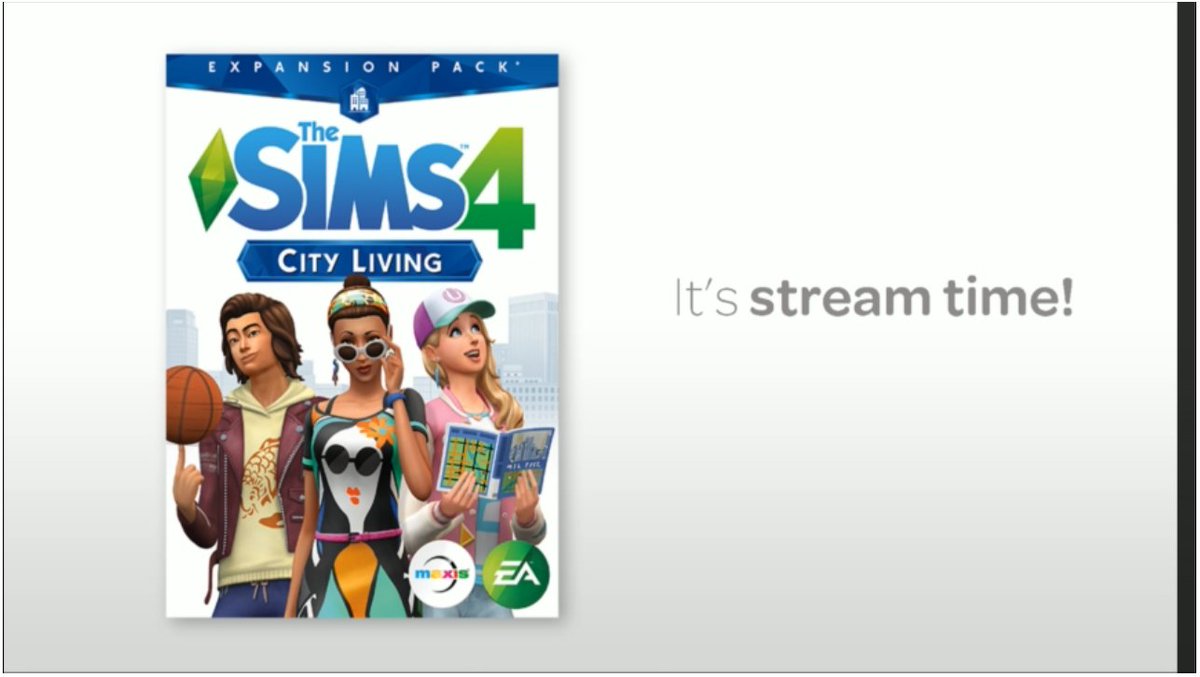 platpixelsquad's tweet image. It's stream time! #TS4CityLiving twitch.tv/thesims