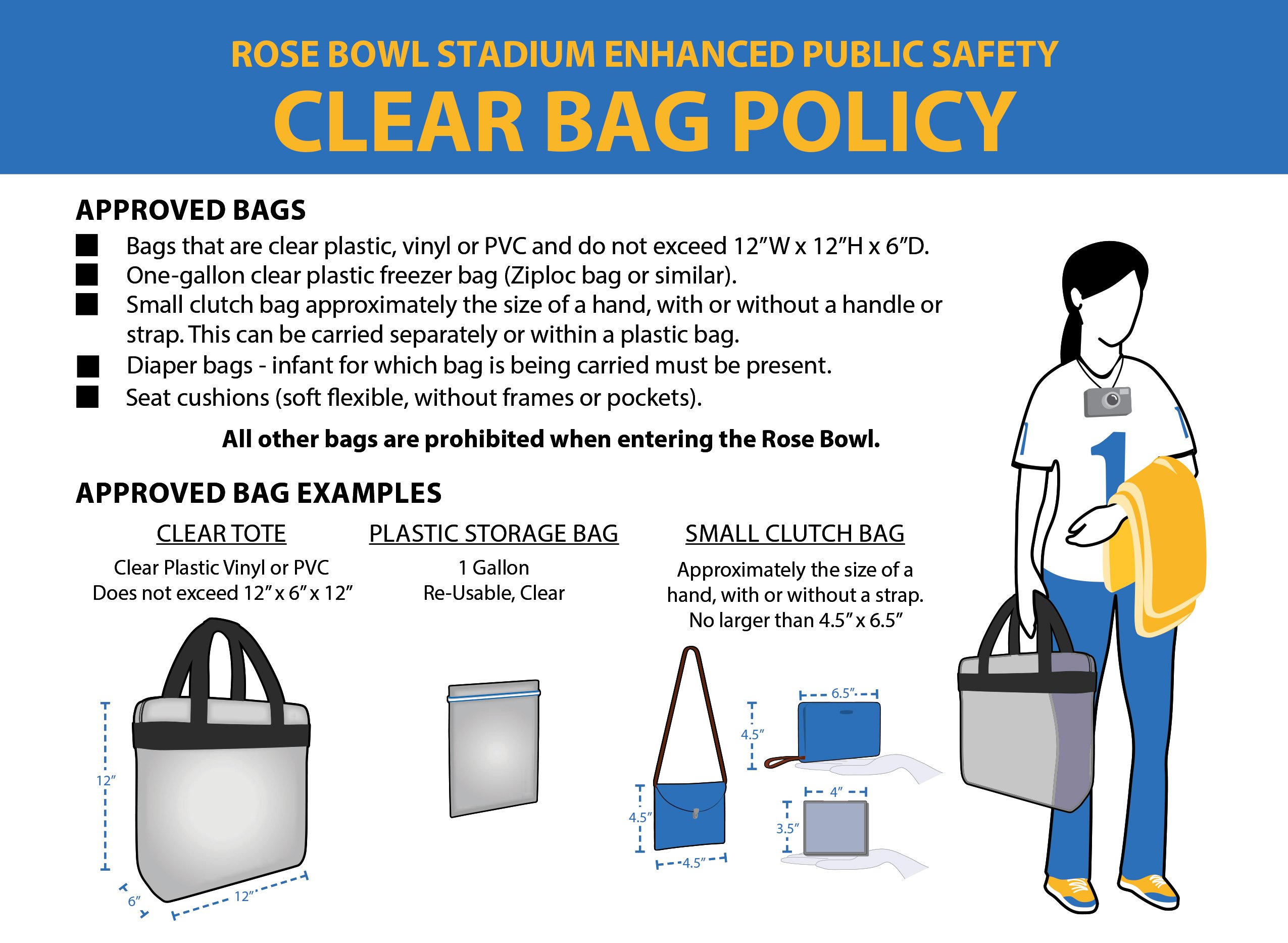 Clear Bag Policy to be Implemented at Rose Bowl - UCLA