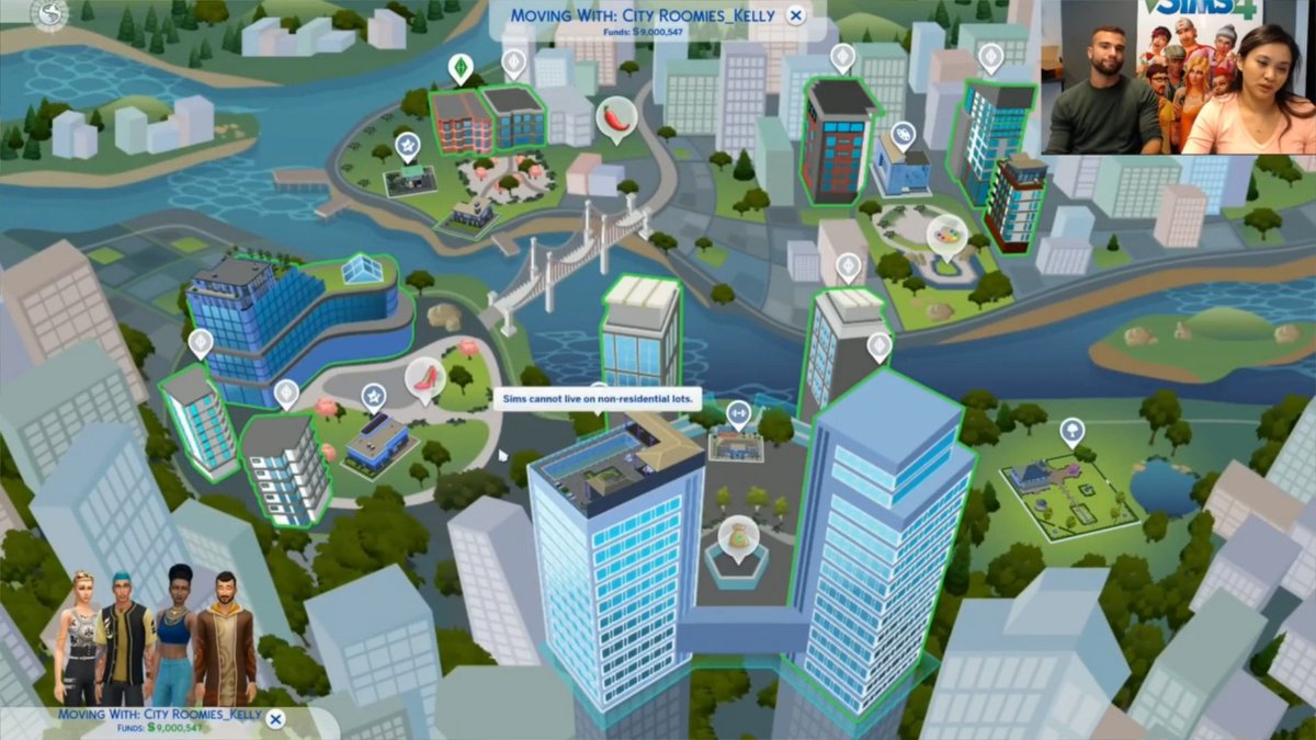 platpixelsquad's tweet image. Wow! That world looks different! #TS4CityLiving