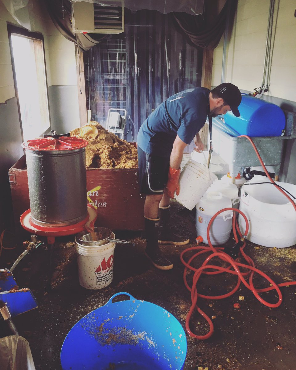 Pressing season! Hopefully the guys can finish before 5pm open 😁 #apples #cider #Humboldt