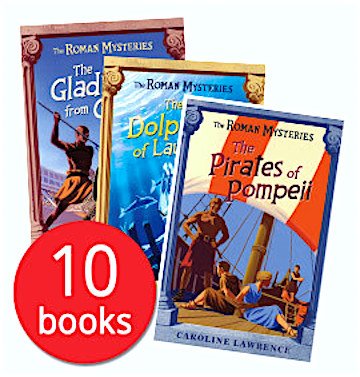 CarolineLawrenc's tweet photo. I just bought 30 Roman Mysteries for under ยฃ1 each using code JIGSAW for 20% off (UK only, by midnight!) https://t.co/XizjmoCuX0 #ThreeSets https://t.co/lOCRa6O0vK