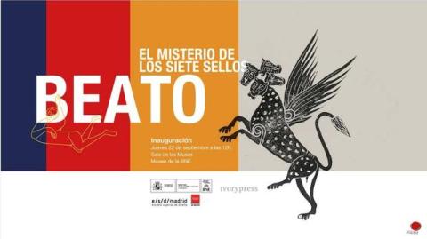 monasteriospc's tweet photo. Inaugurada la exposición Beato. El misterio de los siete sellos https://t.co/v6urR0JebO vía @BNE_biblioteca https://t.co/X83iU5myYs