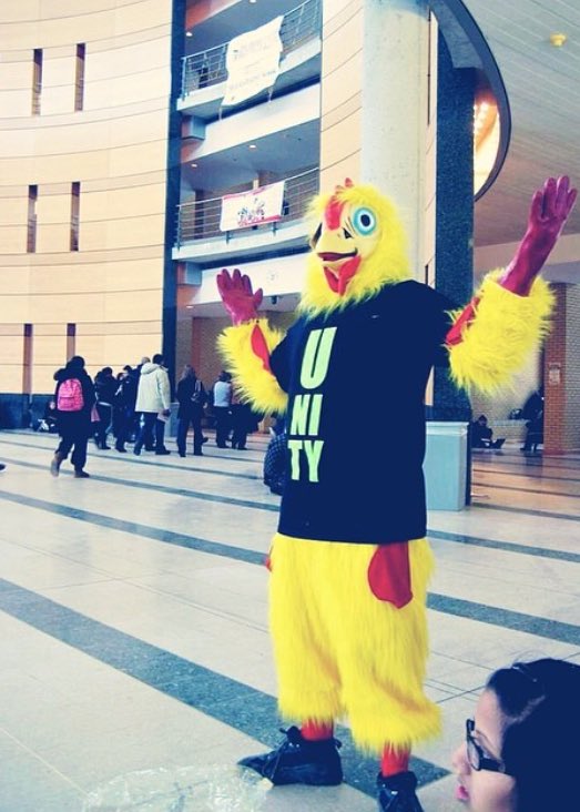 unitycharity's tweet photo. Throwback to unity's humble beginnings #chickenpromo #2008 #yorku https://t.co/VH7iKdW52J