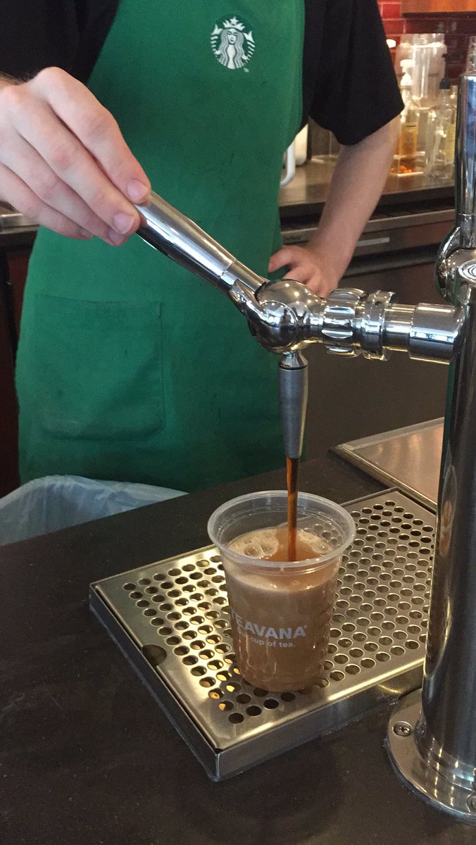 PTorrebiarte's tweet photo. Woo Hoo! Go Team Allston. MA @Starbucks awesome Nitro Experience👍🏼 https://t.co/XWDxZKkrKU