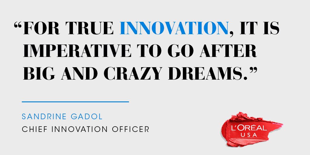 LOrealUSA's tweet photo. Talking "Overcoming Barriers to Innovation" at @NASA's first-ever Cross Industry Innovation Summit https://t.co/EkIuQAufMU
