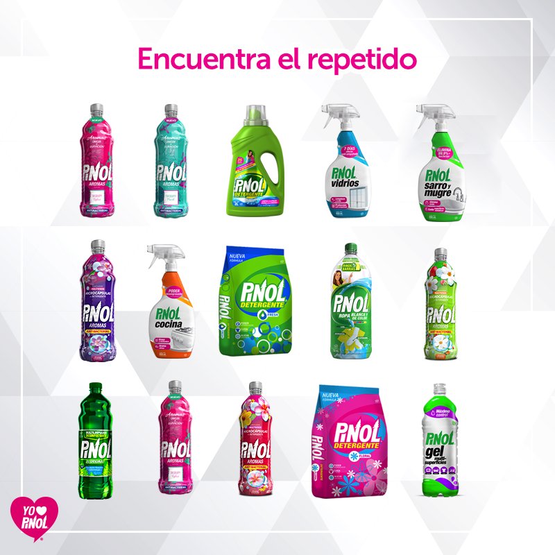 PinolElOriginal's tweet photo. ¿Cuál producto Pinol es el repetido? Retwitt y comparte tu respuesta. #PinolElOriginal https://t.co/b4zAJgDj2B