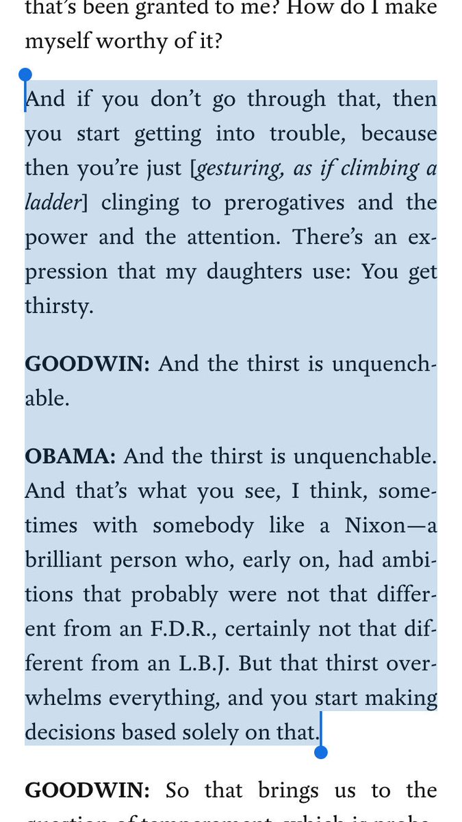 ClareMalone's tweet photo. Been thinking a lot abt why Cruz did what he did; ambition of course. Obama in VF on dangers of unbridled ambition is interesting/timely: https://t.co/1kHAMuOBep