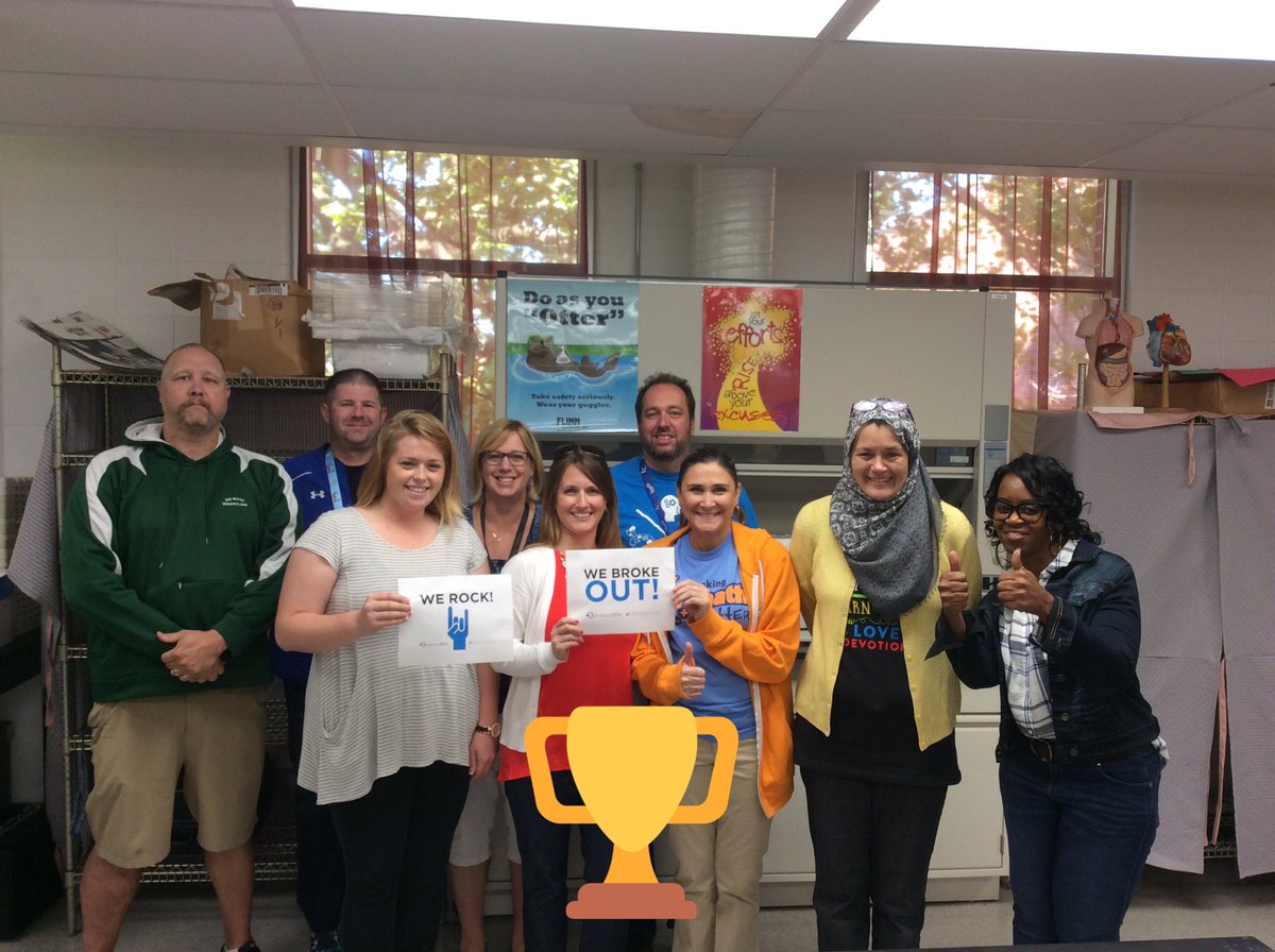 Breakout EDU escapists @HMC1hardwork #C&amp;IDay #funlearning