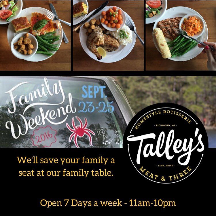 Welcome parents! #ur #richmond #rva #rvadine #loyaltolocal #urspiders #richmondspiders #madewithlove