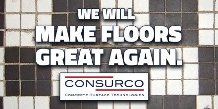 consurco's tweet image. Has your floor let you down for the past 8 years? We will make floors great again! #Epoxy #Seamlessfloors #Tileisvile #Groutgetsgrody
