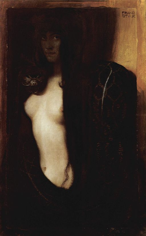 The Sin (1893) Franz von Stuck