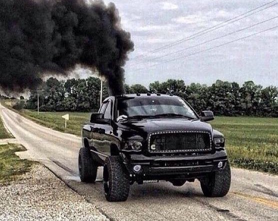Money may not buy happiness... but it'll buy a diesel, and I've never seen a sad person rollin' coal.
