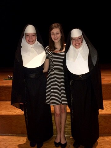 ErinJones112's tweet photo. I love being part of the Mercy community! It was such an honor to represent Catherine McAuley today. Love my Mercy girls!! 💙💛 #OMercyDay2016 https://t.co/RwDvdiCD5e