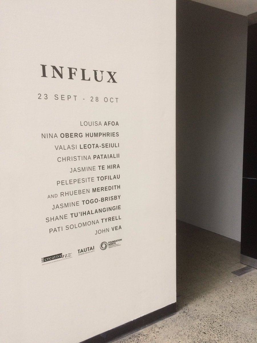 rhuebenmeredith's tweet photo. Exhibiting at St.Paul Gallery Auckland – Influx #pasifika https://t.co/7MNoLRMfaB